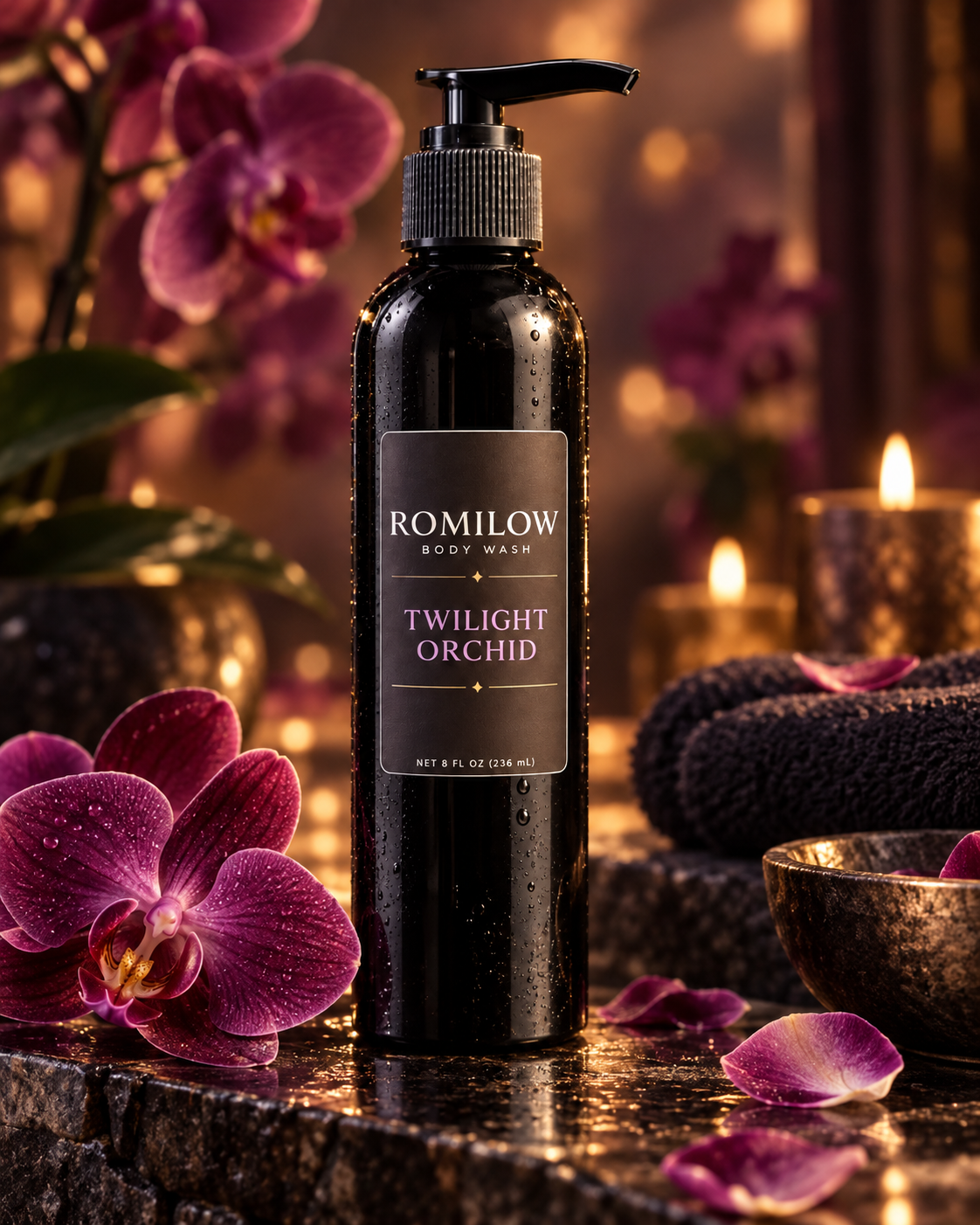 Twilight Orchid — Vanilla Orchid & Sandalwood — 8 oz Body Wash
