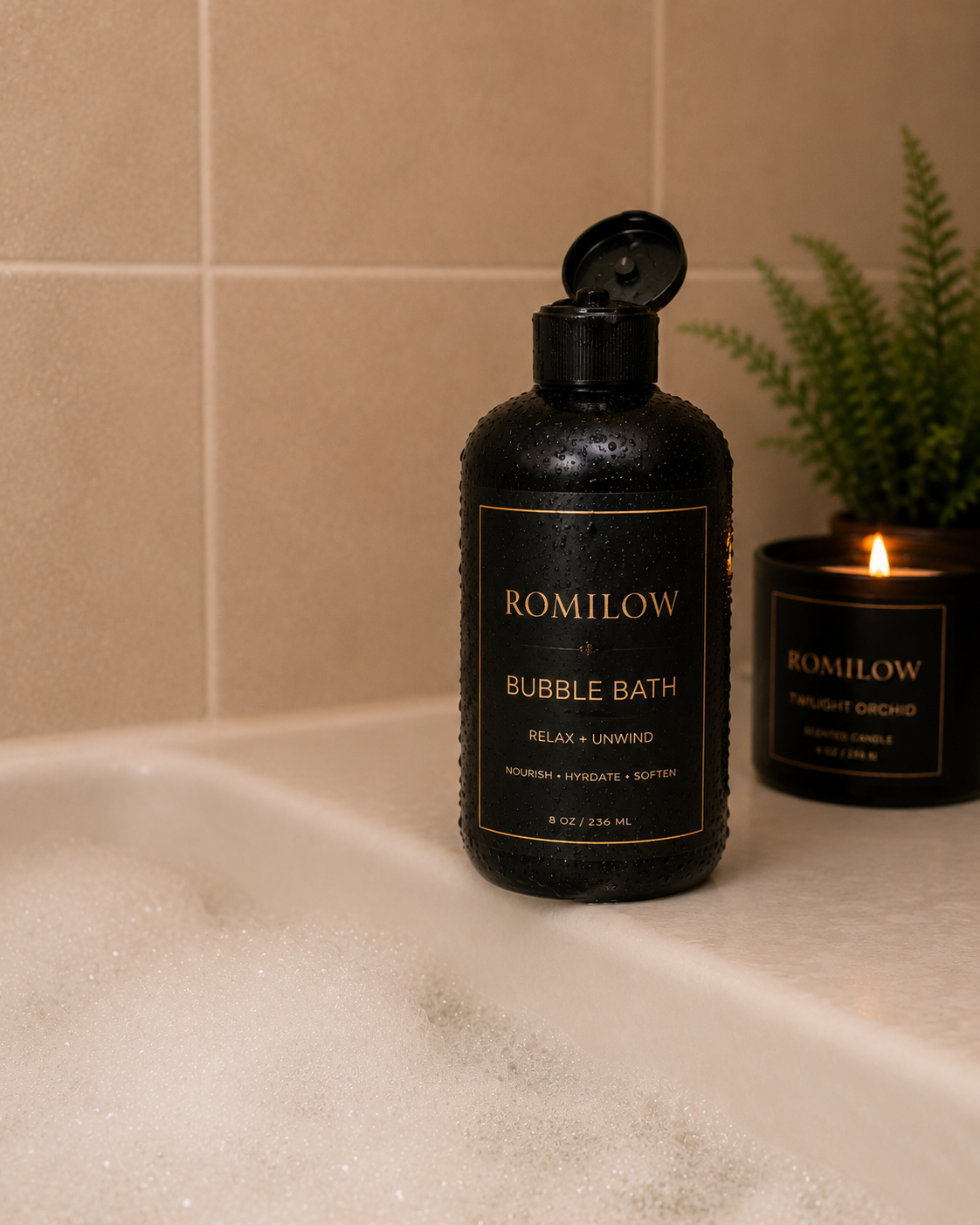 Rebel Black Bubble Bath – 8 oz