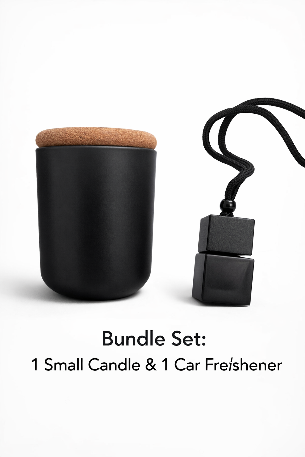 Rebel Black Small candle and Car Freshener set