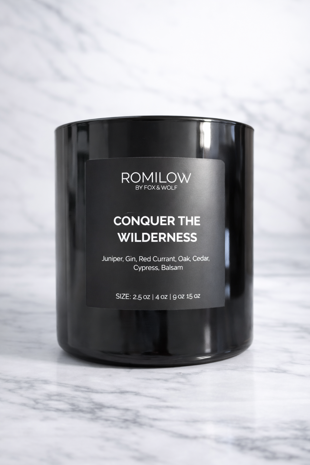Conquer the Wilderness Large Candle