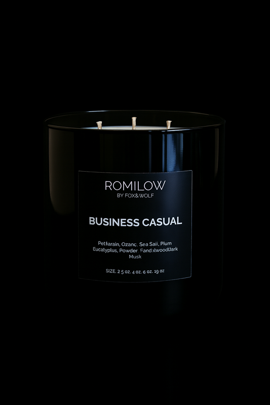 Business Casual Large Candle