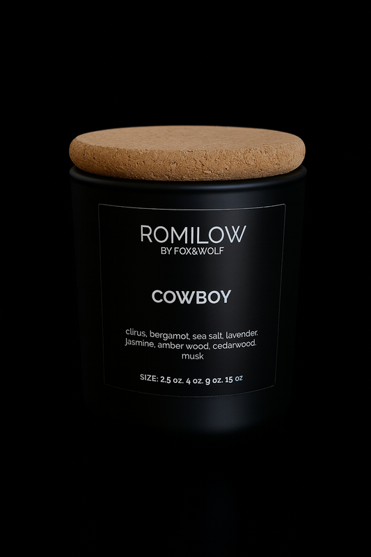 Cowboy Small Candle