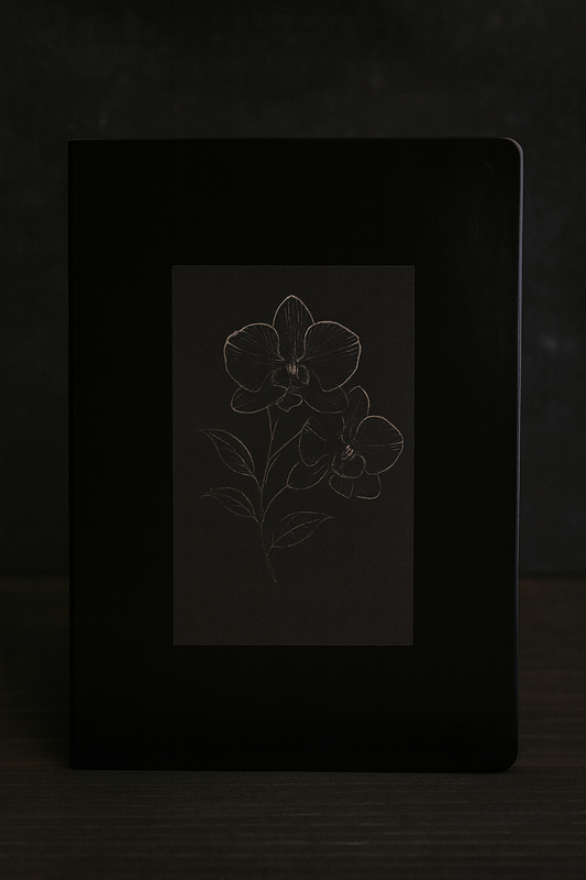 Hardcover Orchid Journal – Lined Pages