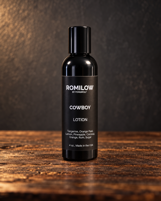 Cowboy — Bergamot, Cedar & Musk — 2 oz Travel Hand & Body Lotion