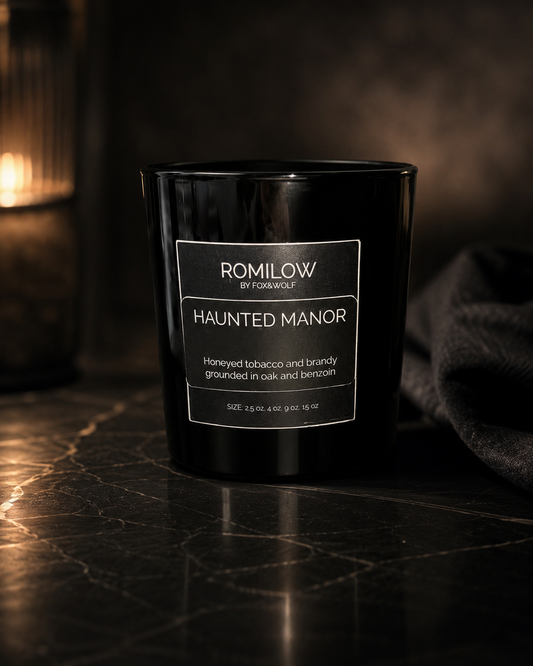 Haunted Manor Medium Candle