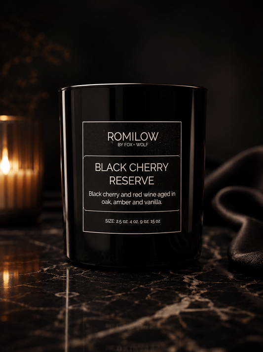 Black Cherry Reserve Medium Candle