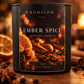 Romilow Ember Spice 8 oz scented candle, product photo 4