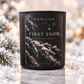 Romilow First Snow 8 oz scented candle, product photo 8