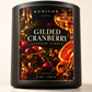 Romilow Gilded Cranberry 8 oz scented candle, product photo 2