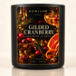 Romilow Gilded Cranberry 8 oz scented candle, product photo 4
