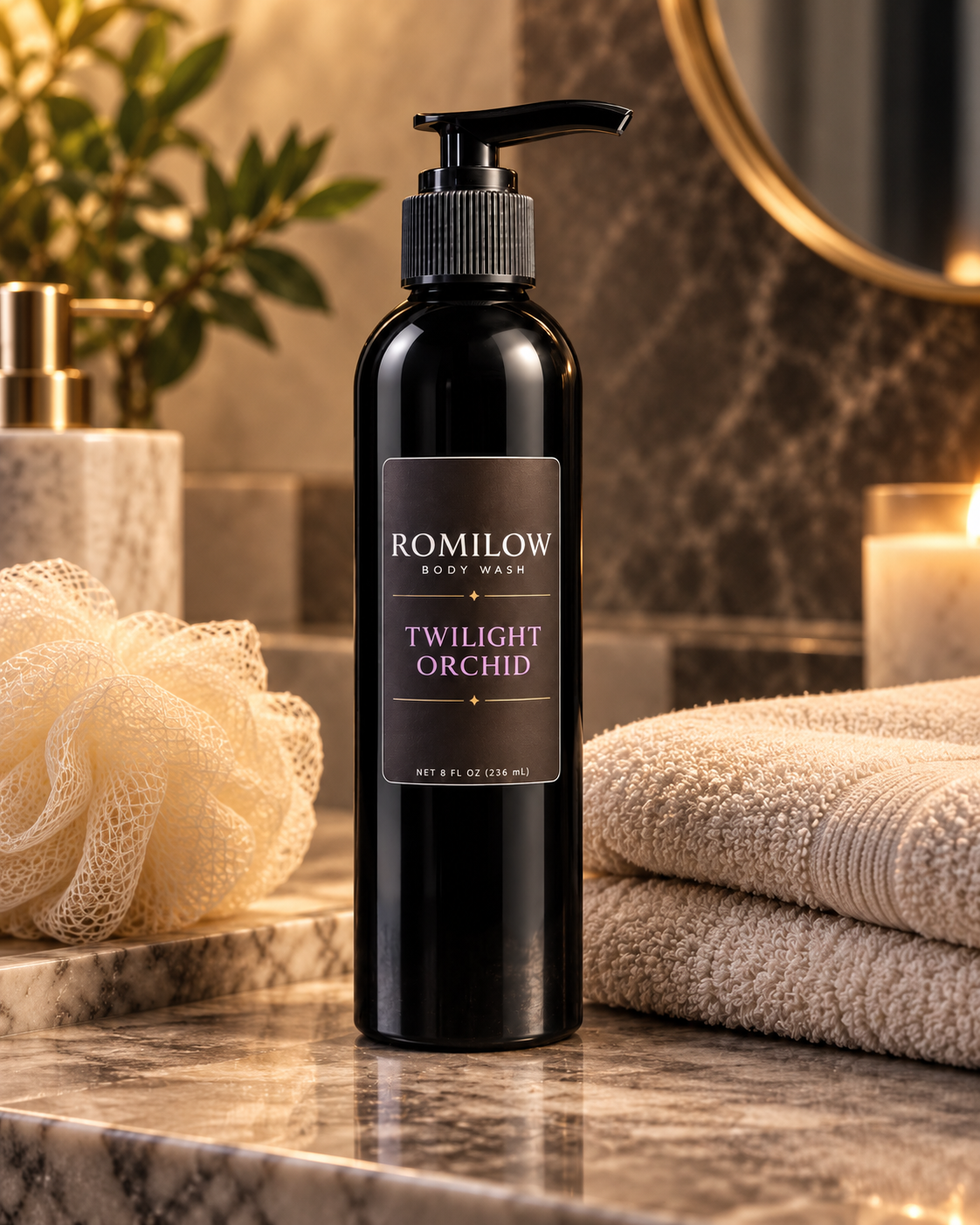 Twilight Orchid — Vanilla Orchid & Sandalwood — 8 oz Body Wash
