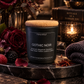 Rose, Leather & Saffron Scented Candle, 3 oz – Gothic Noir – Final Stock