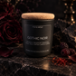 Rose, Leather & Saffron Scented Candle, 3 oz – Gothic Noir – Final Stock