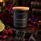 Rose, Leather & Saffron Scented Candle, 3 oz – Gothic Noir – Final Stock