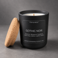 Rose, Leather & Saffron Scented Candle, 3 oz – Gothic Noir – Final Stock