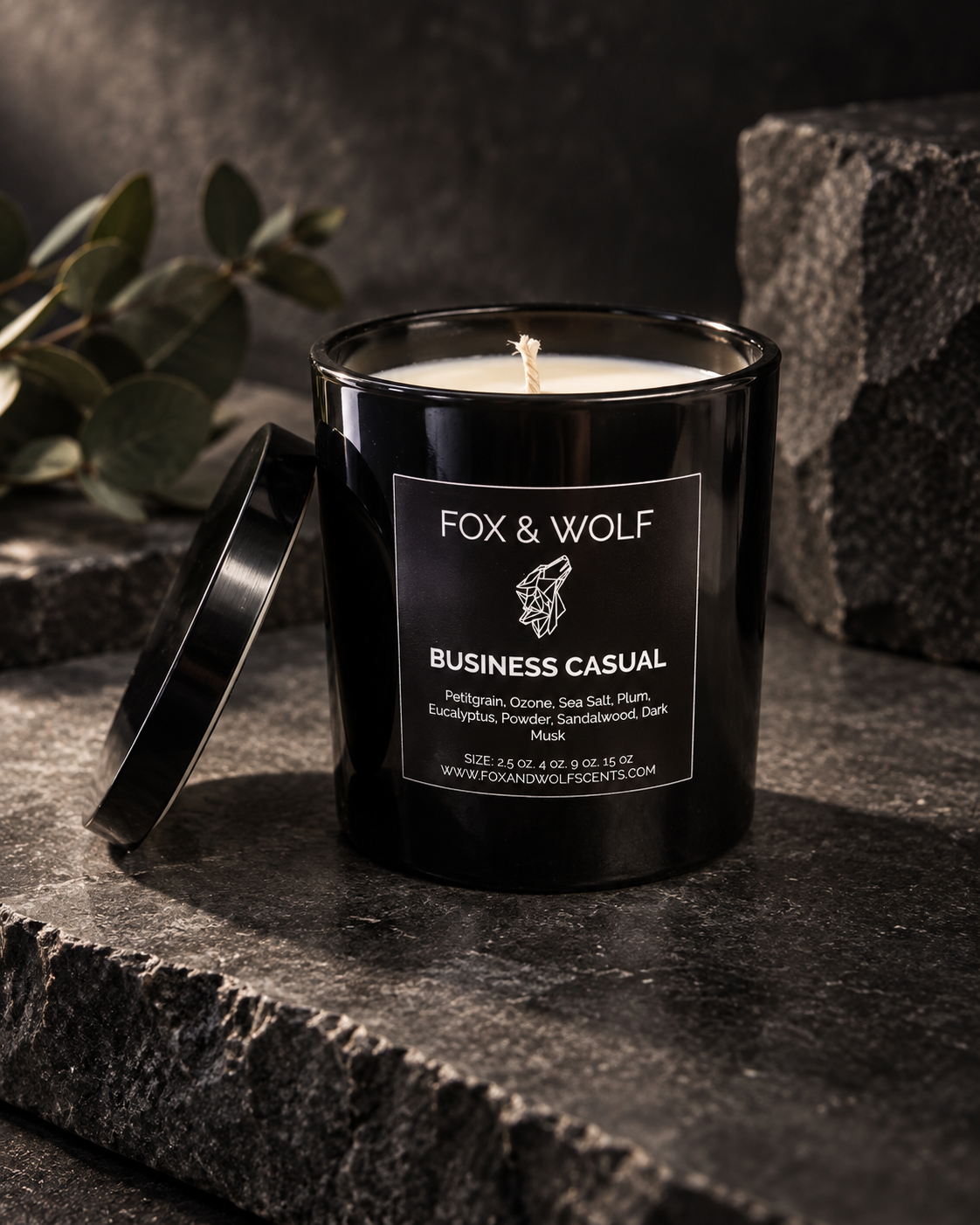 Business Casual — Sea Salt, Plum & Sandalwood — 9 oz Scented Candle