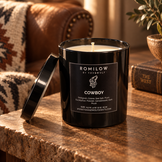 Cowboy — Bergamot, Cedar & Musk — 9 oz Scented Candle