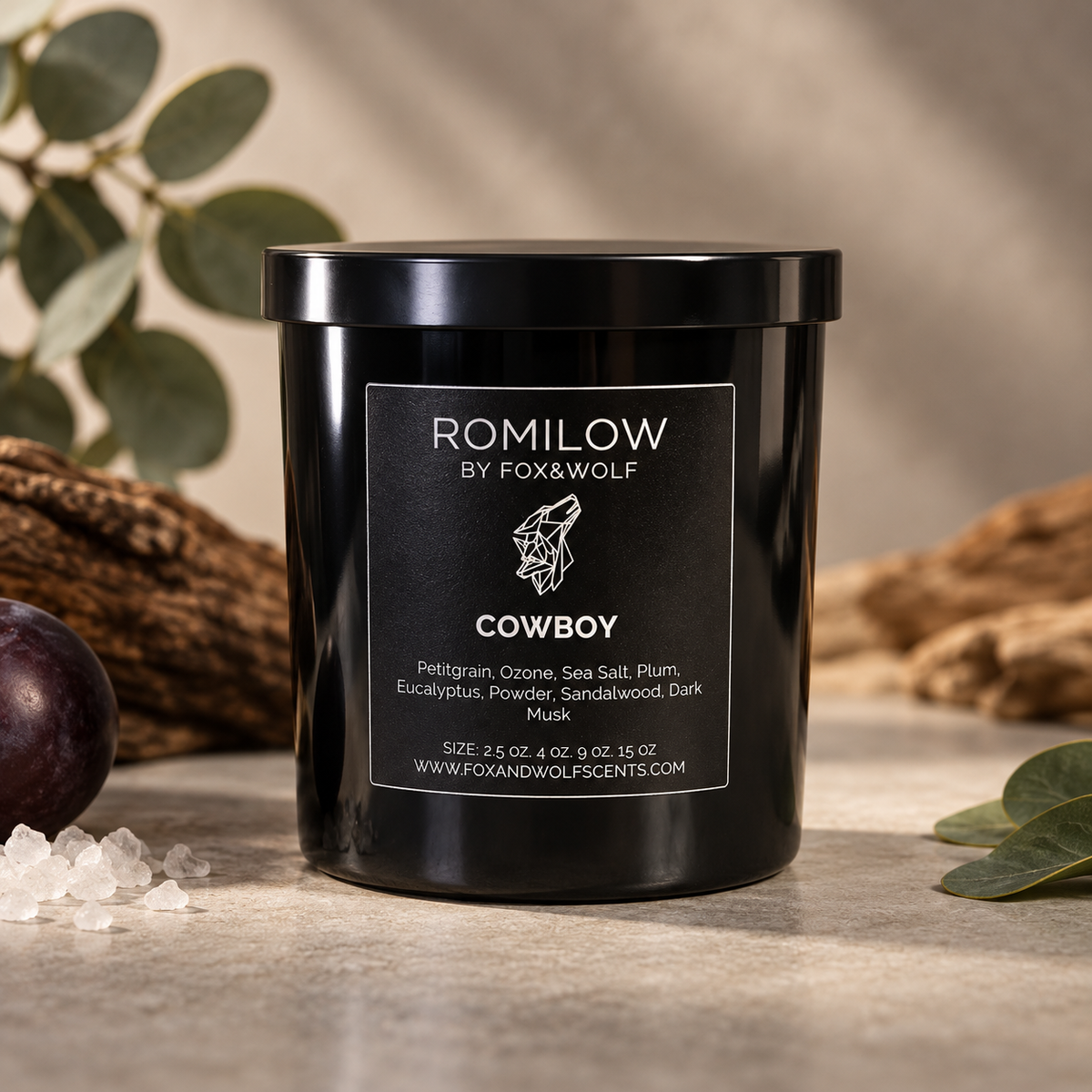 Cowboy — Bergamot, Cedar & Musk — 9 oz Scented Candle