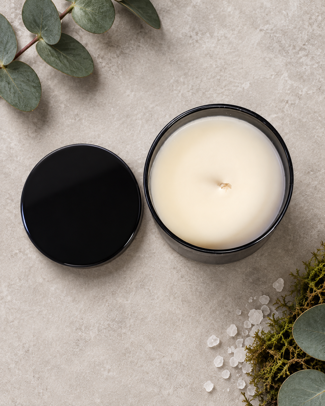 Sea Salt, Amber & Musk Scented Candle, 9 oz – Ghost Tide