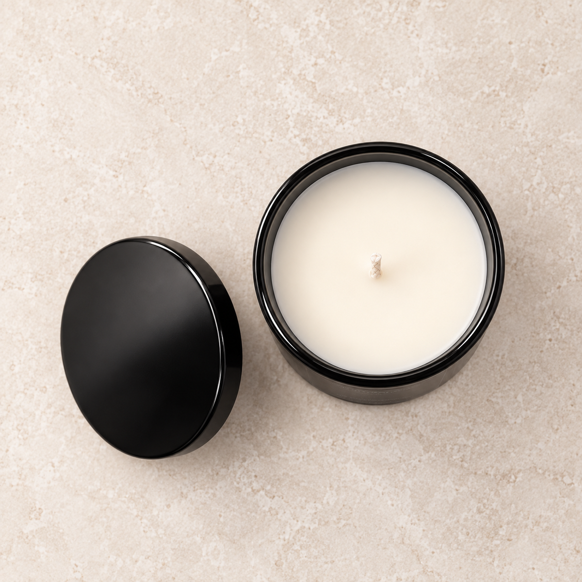 Sea Salt & Amber Scented Candle, 9 oz – Salt & Shadows