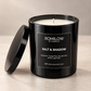Sea Salt & Amber Scented Candle, 9 oz – Salt & Shadows